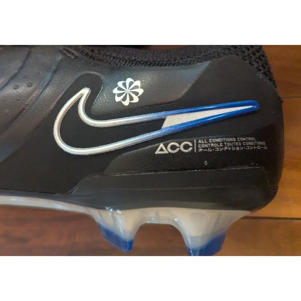 Nike Tiempo Legend 10 X Elite FG Black/Hyper Royal Mens Football Boots Mens 9